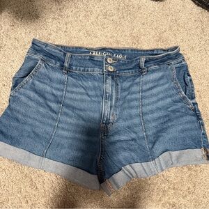 American Eagle Outfitters Women's Classic Blue Jean Shorts